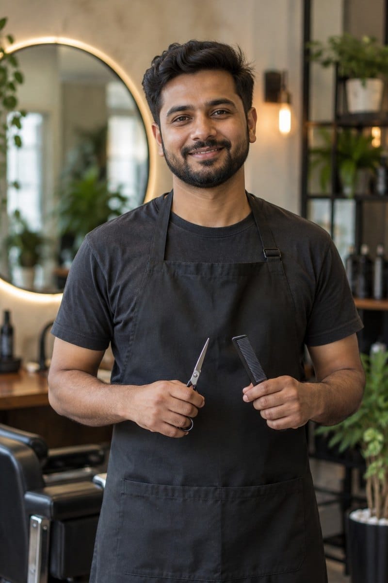 Rohan, a senior stylist (demo photo)